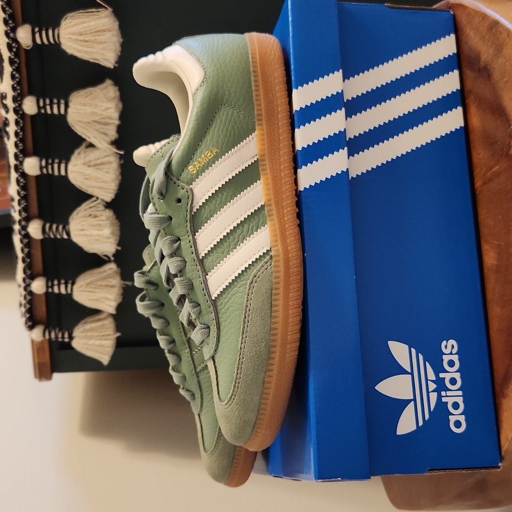 Adidas Samba OG W Silver/Green